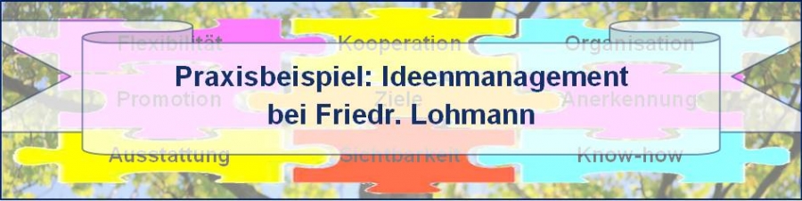 Best Practice Beispiel: Das Ideenmanagement bei der Friedr. Lohmann GmbH